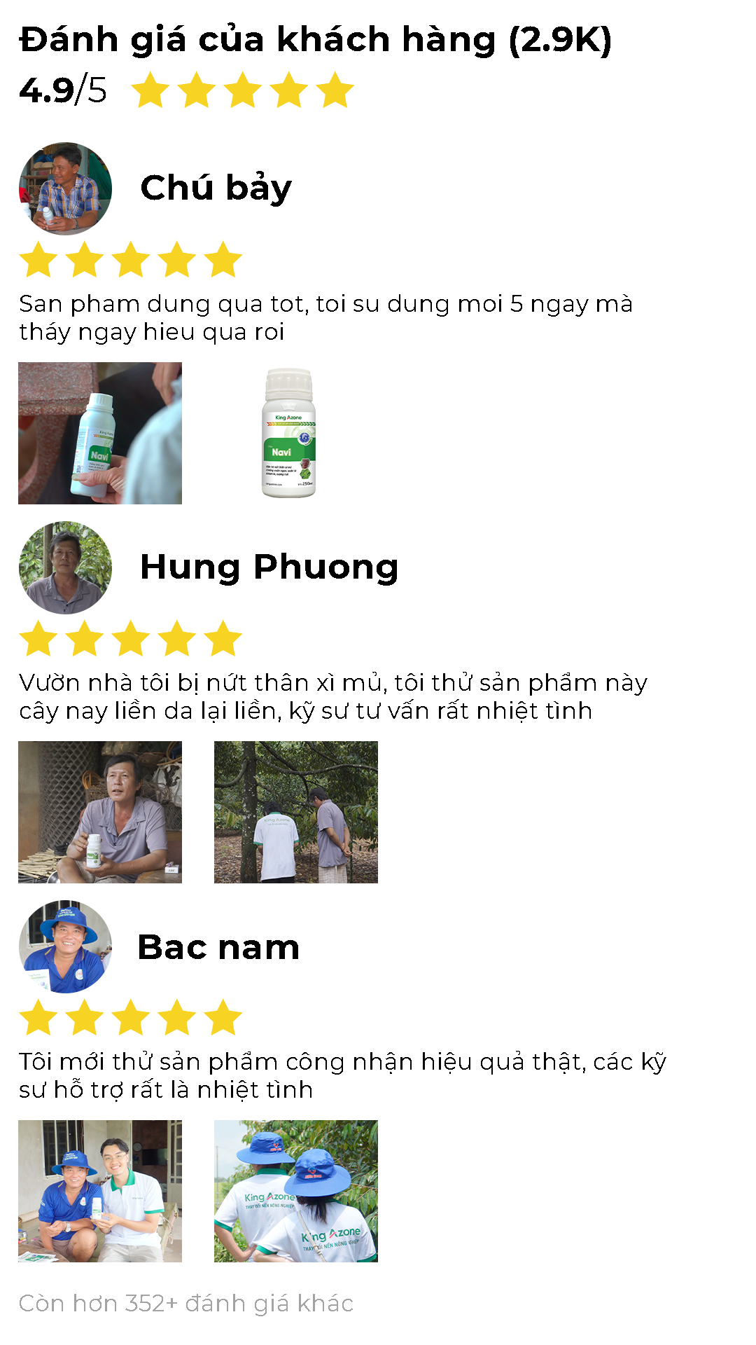 Đánh giá khách hàng Navi 1